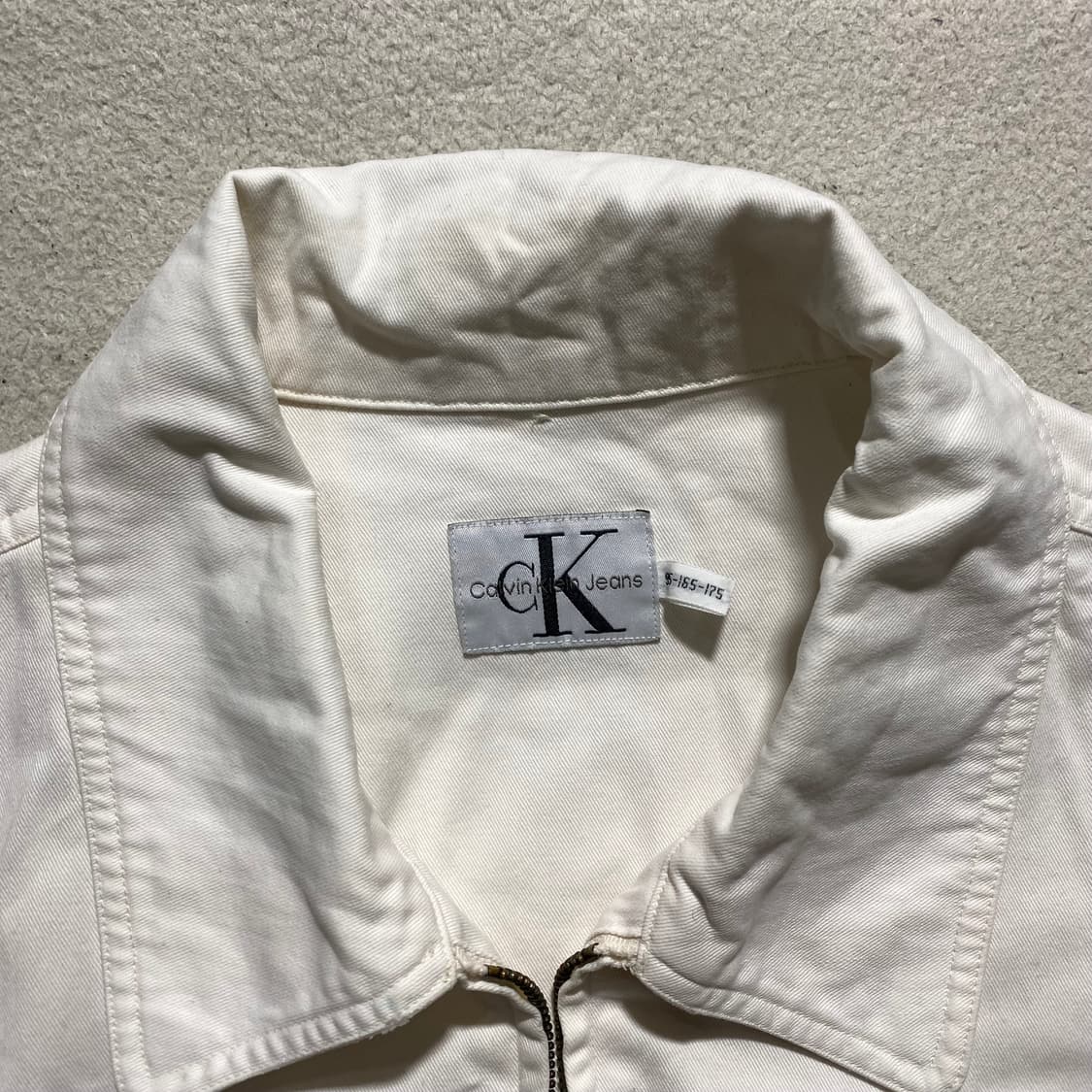 CK 캘빈 클라인 화이트 블루종 자켓 상품이미지3