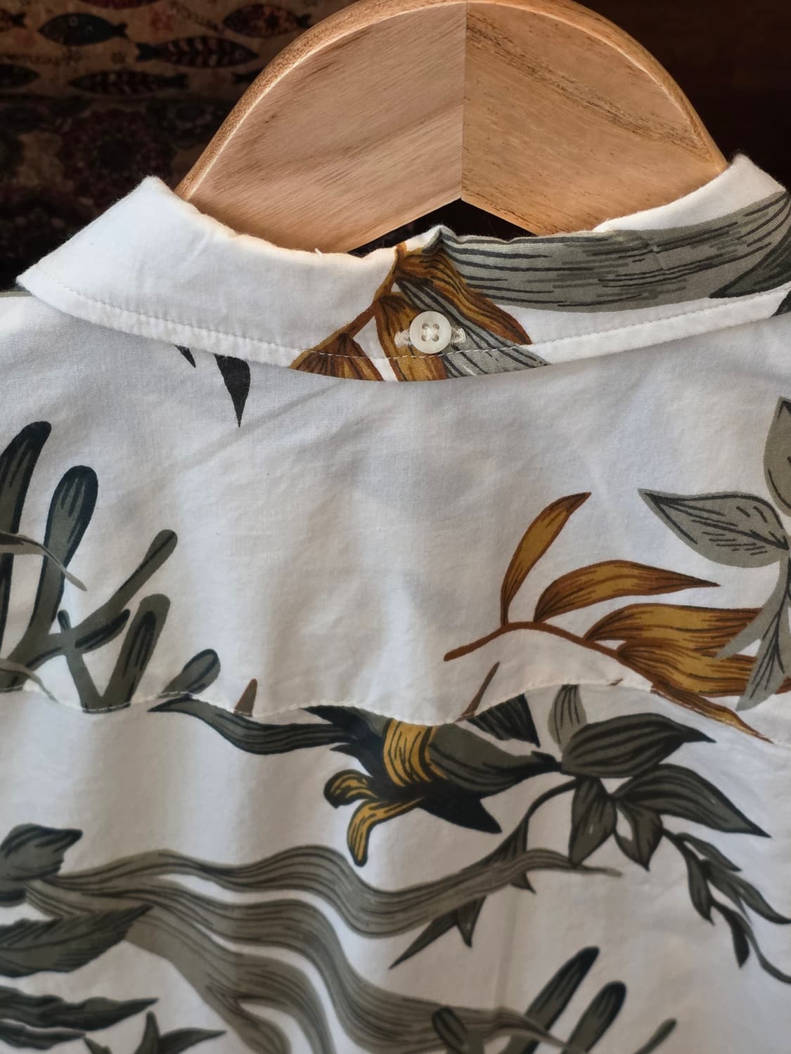 QUIKSILVER Botanical Hawaiian Shirt 상품이미지8