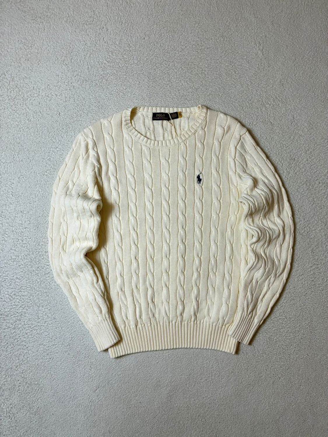 폴로 랄프로렌 큐알 신형 꽈배기 코튼 니트 PN7997 상품이미지1