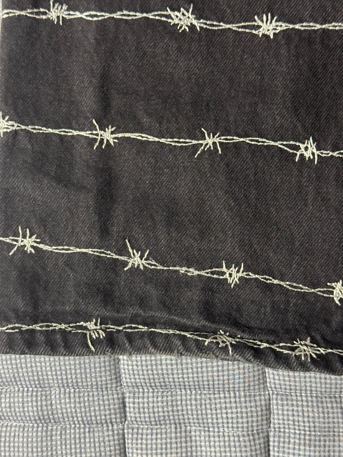 노매뉴얼 바지 W.F 데님 팬츠 철조망 상품이미지8