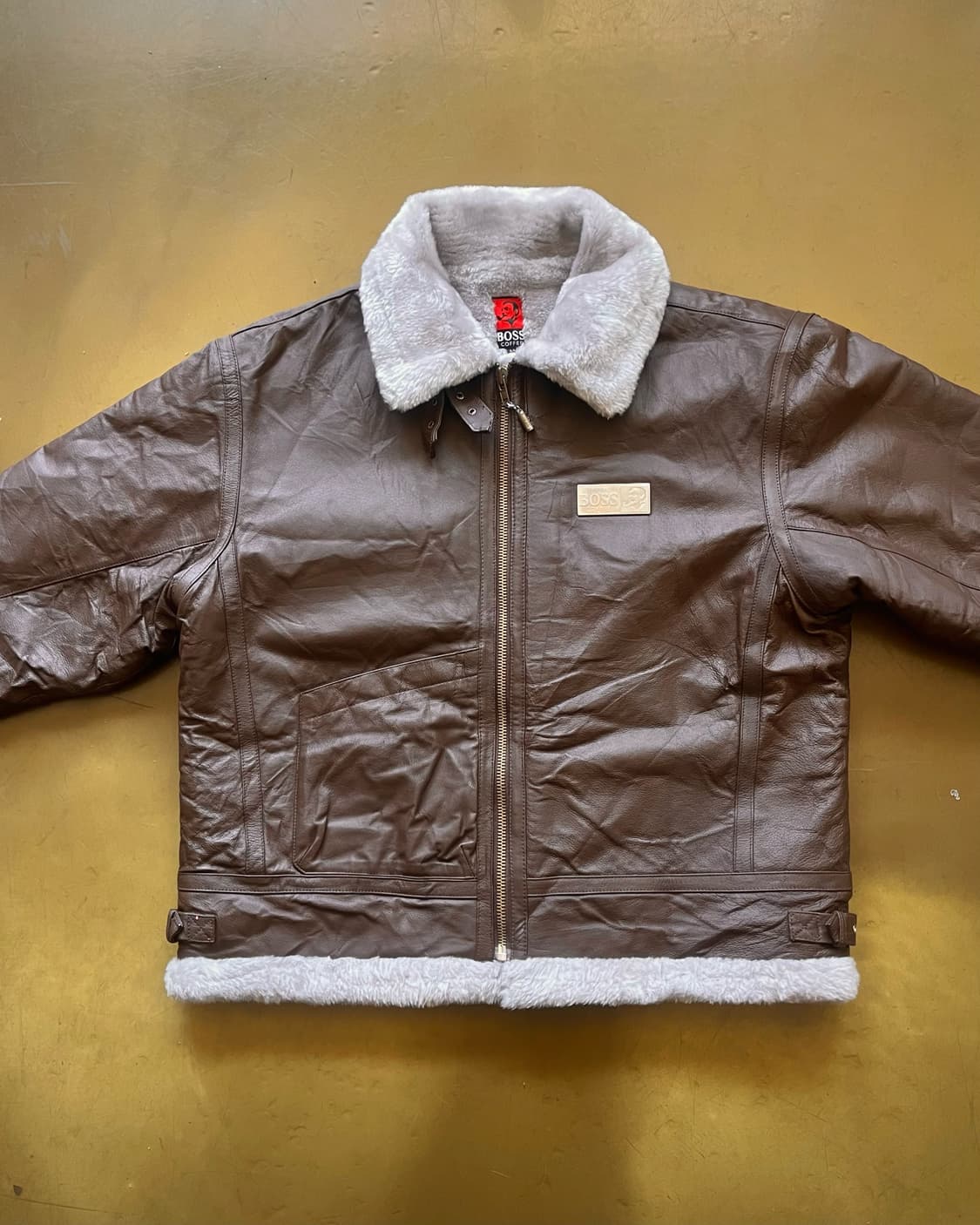 1990s Suntory Boss Real Leather Mustang 상품이미지4