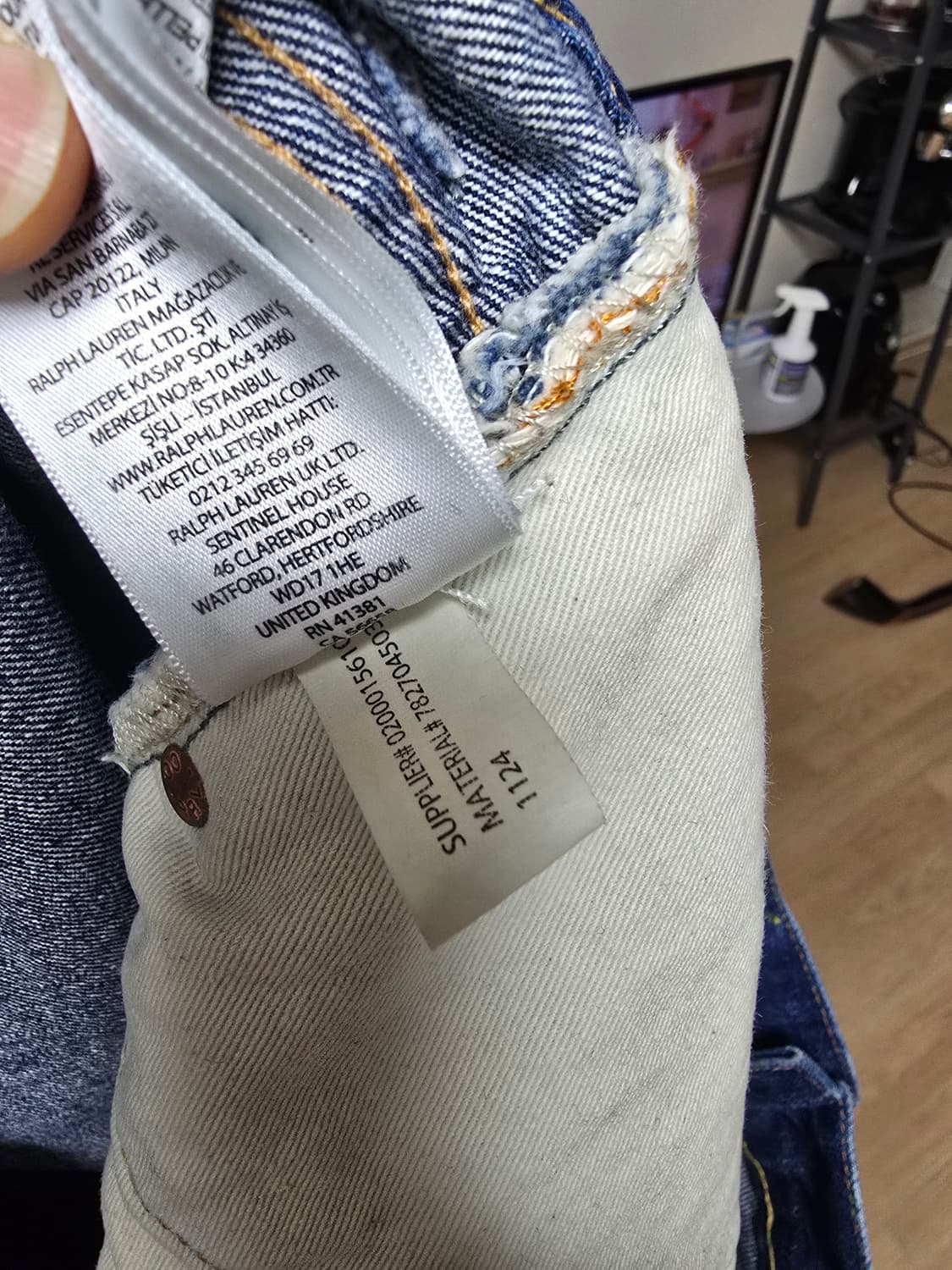 RRL 빈티지 5 포켓 그랜드 폴스 38X31 상품이미지9