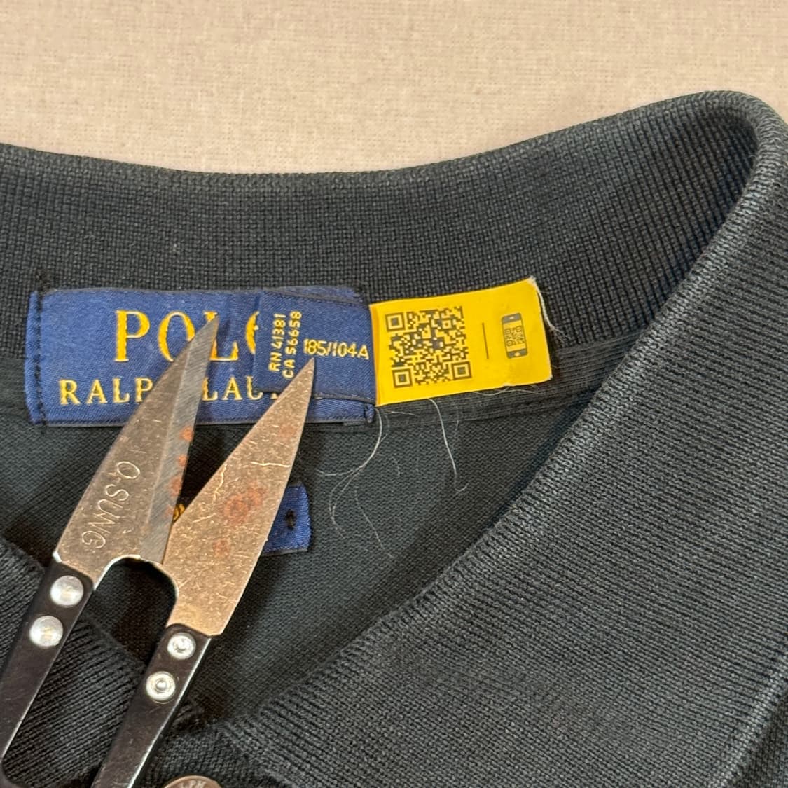 XL) 폴로 랄프로렌 클래식 반팔 카라티 PK 블랙 신형 상품이미지7