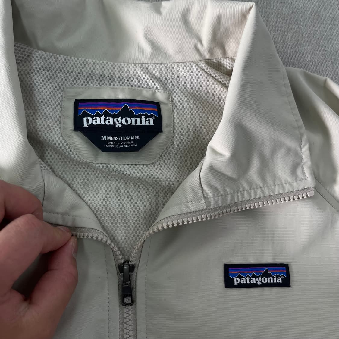 100 파타고니아 배기스 크림 블루종 자켓 상품이미지3