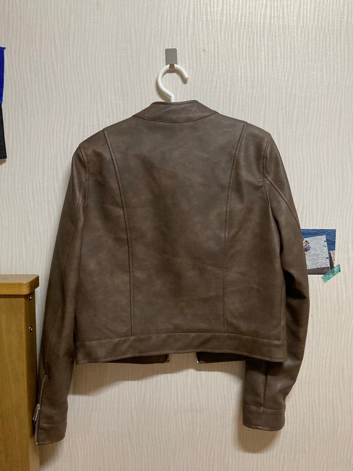 블랙업 펠튼 레더 자켓  상품이미지3