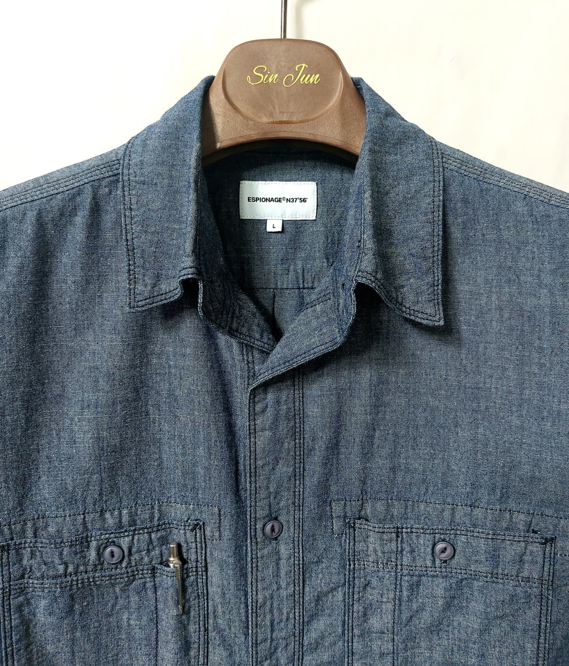 에스피오나지 샴브레이 셔츠 105 상품이미지1