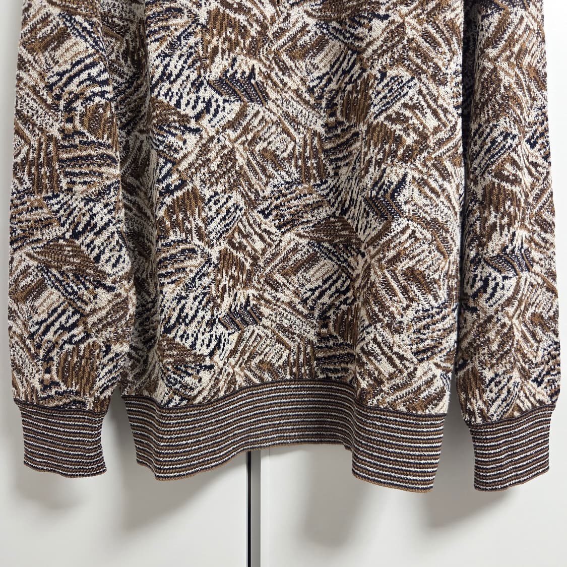 Caperdoni 재팬 에스닉 카라넥 니트 L(100) 상품이미지4