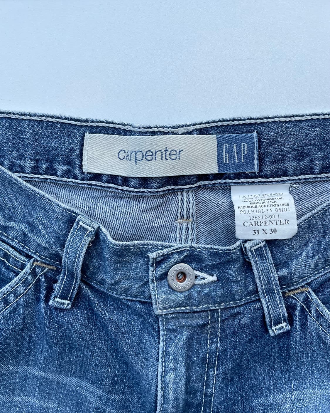90s USA Old GAP carpenter pants 올드갭 카펜터 상품이미지5
