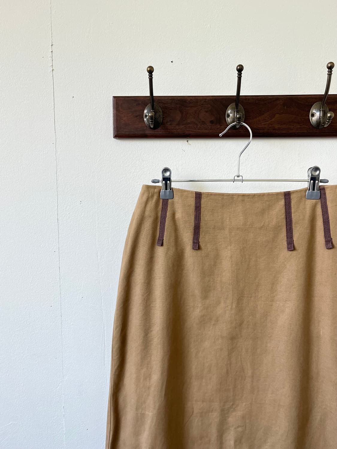 DO NOT STEP ON THE WINGS 2% 투톤 스커트 상품이미지2