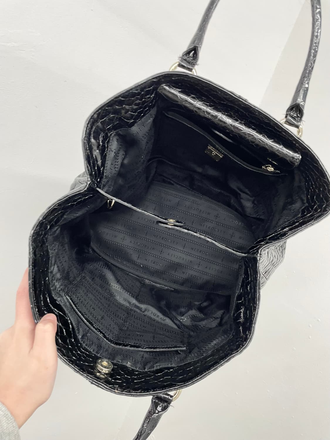 메트로시티 금장 갸루 페이던트 토트백  상품이미지5