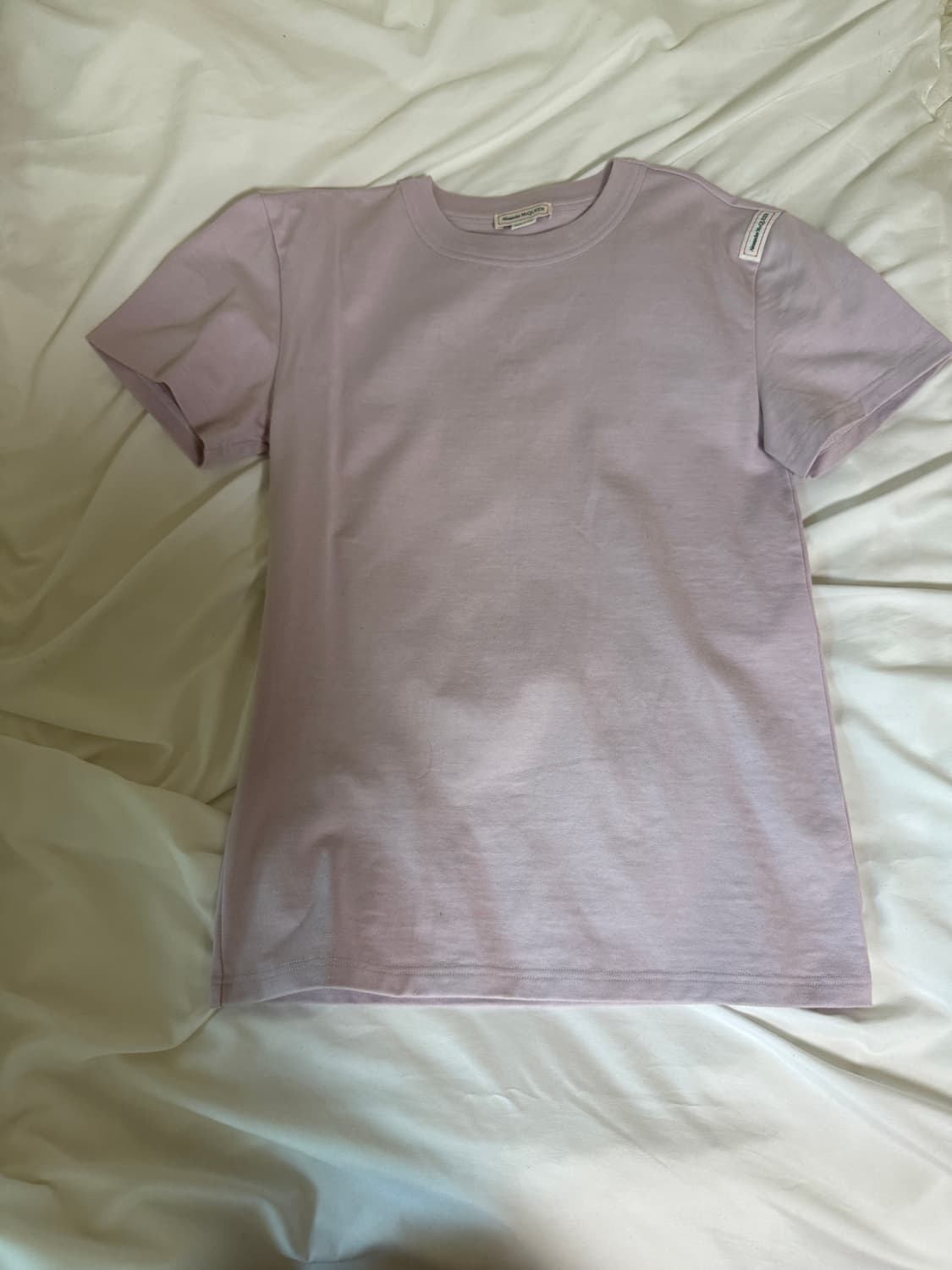 알렉산더 맥퀸 로고 패치 반팔 티셔츠 XS 상품이미지2