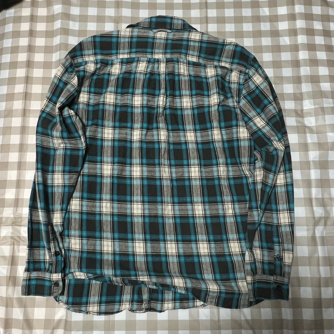 프룻오브더룸 체크셔츠 M 티셔츠 남방 와이셔츠 빈티지 상품이미지3