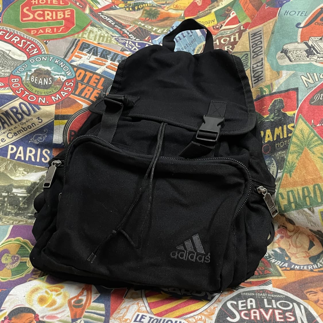 90s 아디다스 복조리 미니백 올드스쿨 가방 상품이미지8