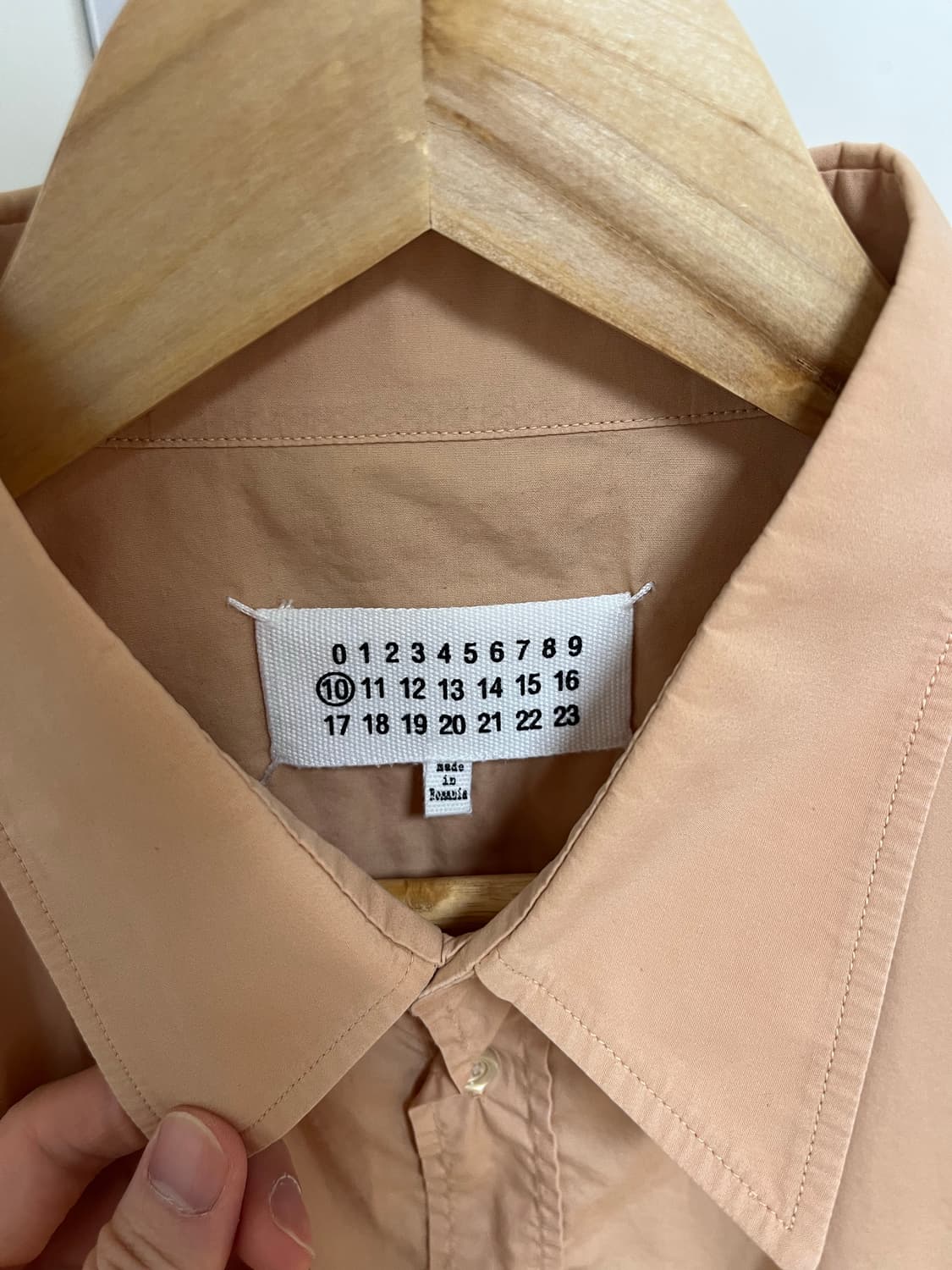 마르지엘라 백스티치 셔츠 상품이미지3