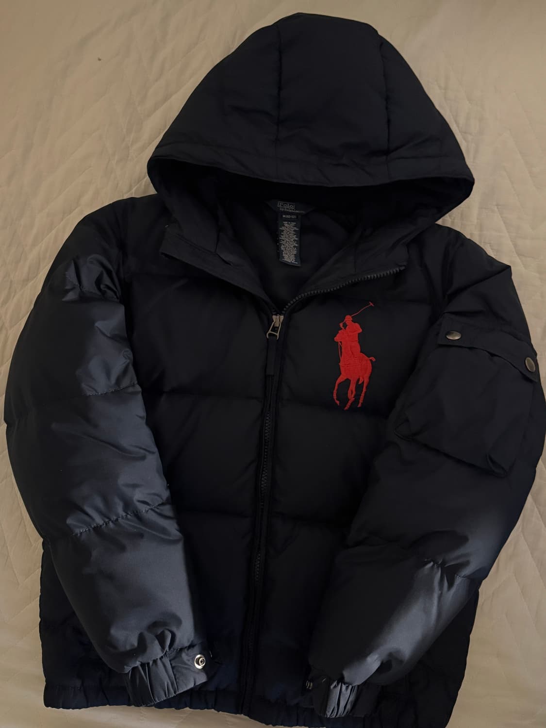 폴로 빅포니 패딩 네이비 상품이미지1