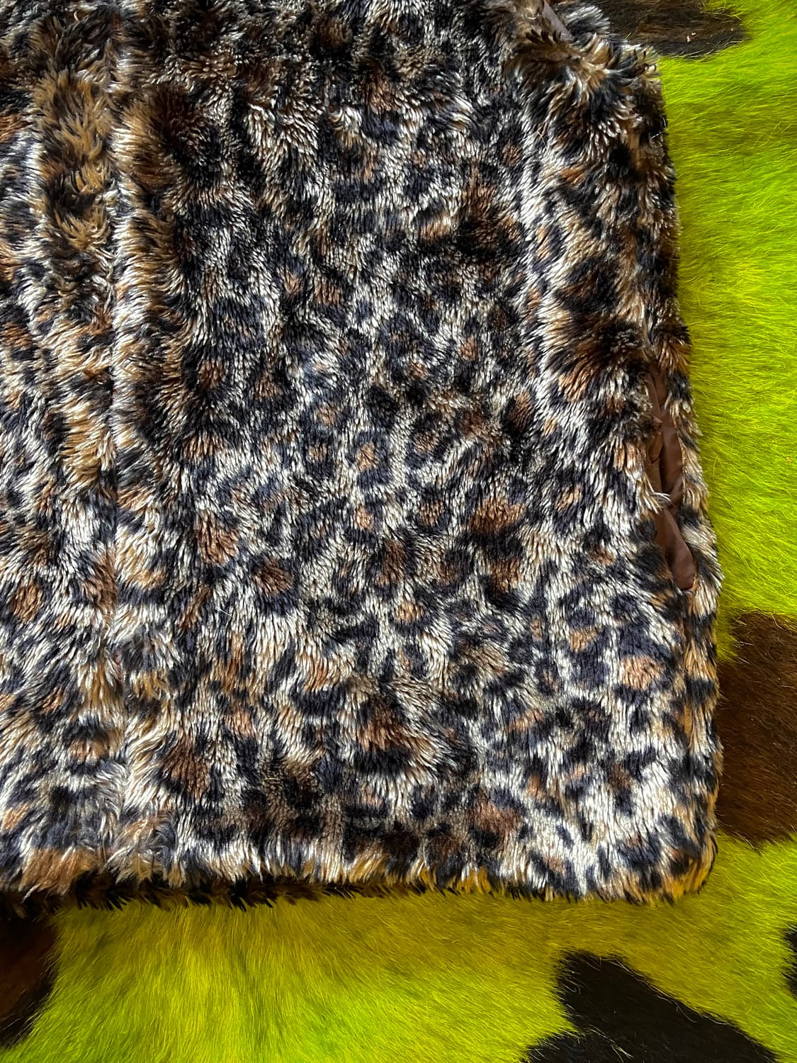 Jpn Vintage Leopard Fur Vest 상품이미지6