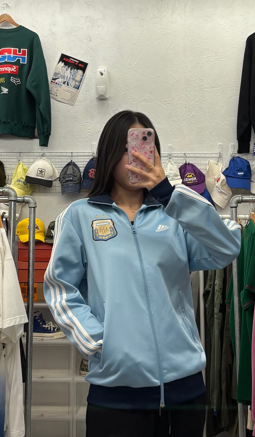 아디다스 아르헨티나 메시 트랙탑 져지 M 상품이미지1