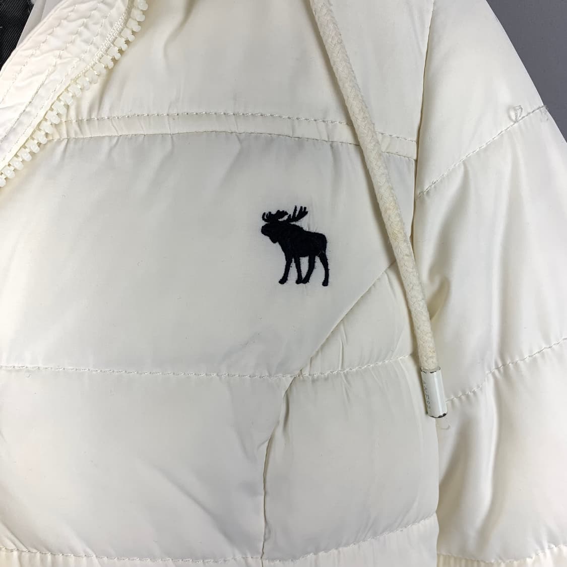 아베크롬비 울프죠 아이보리 패딩 상품이미지5