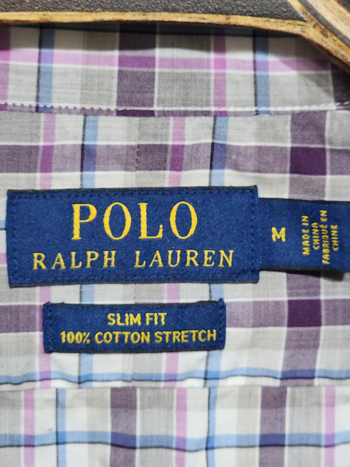 (M) 랄프로렌 폴로 셔츠 체크 남방 캐주얼  상품이미지3
