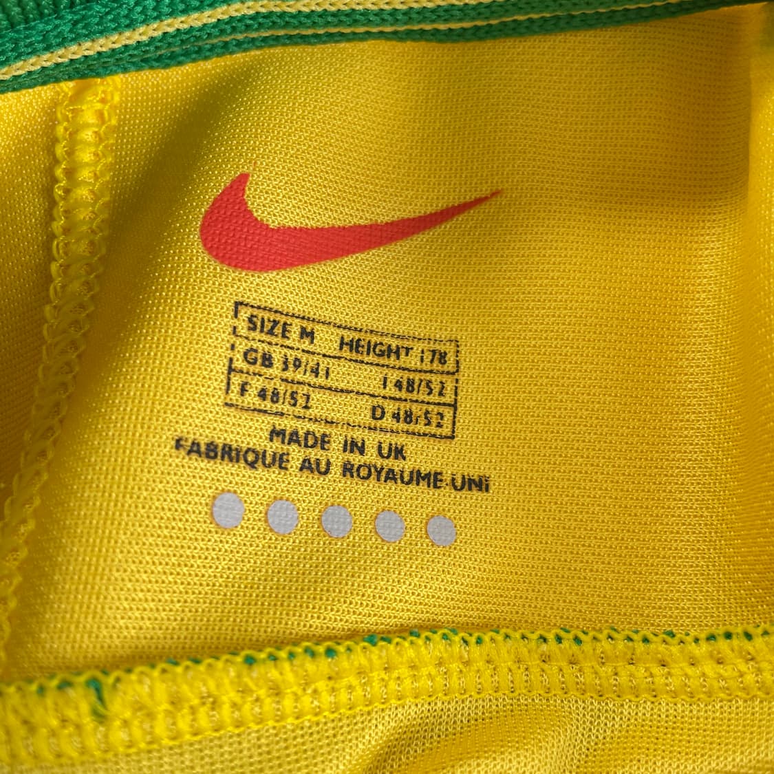 Nike  나이키 브라질 호나우지뉴 유니폼 상품이미지6