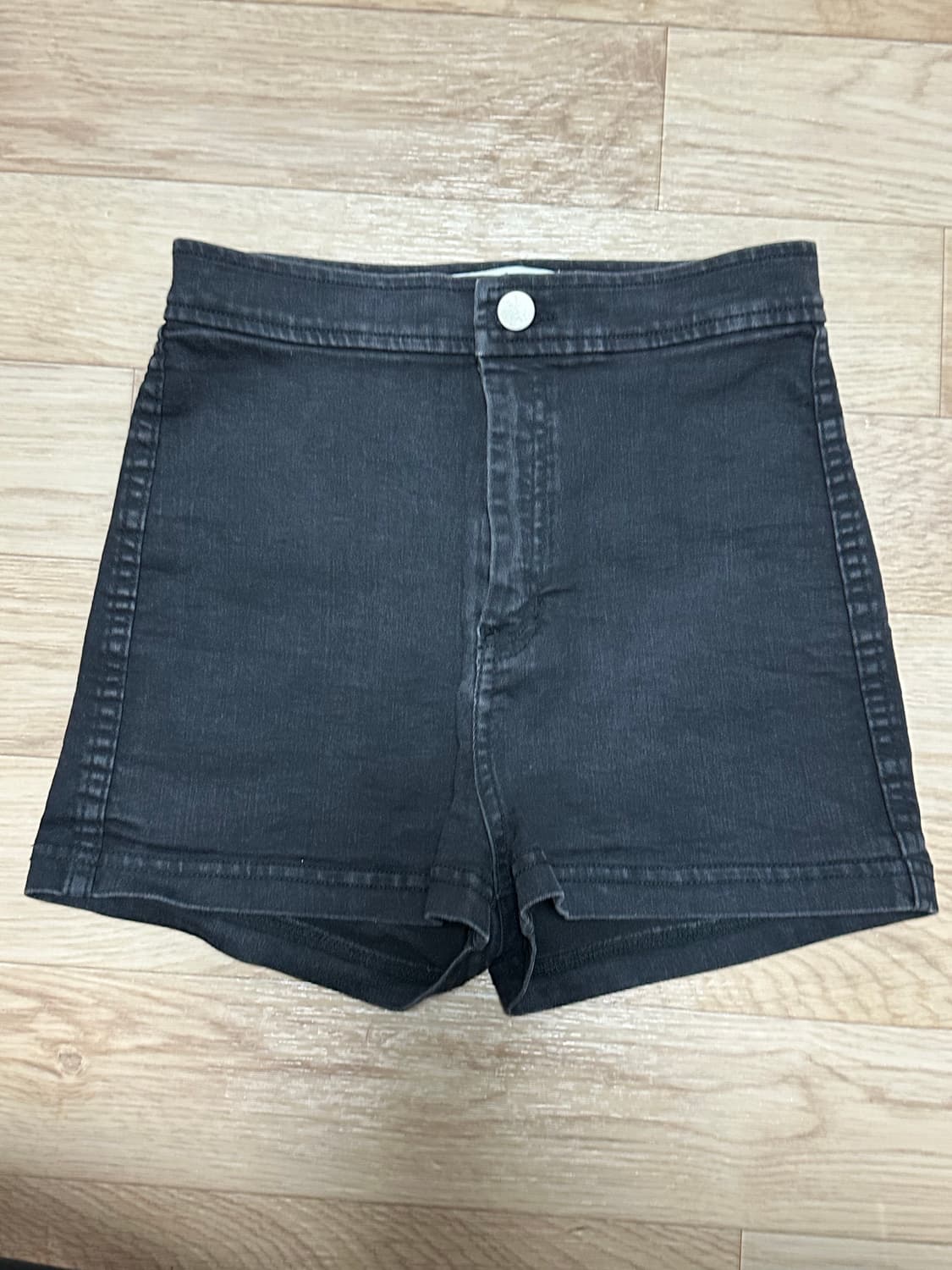 아메리칸어패럴 AA 숏팬츠 흑청 S 상품이미지1