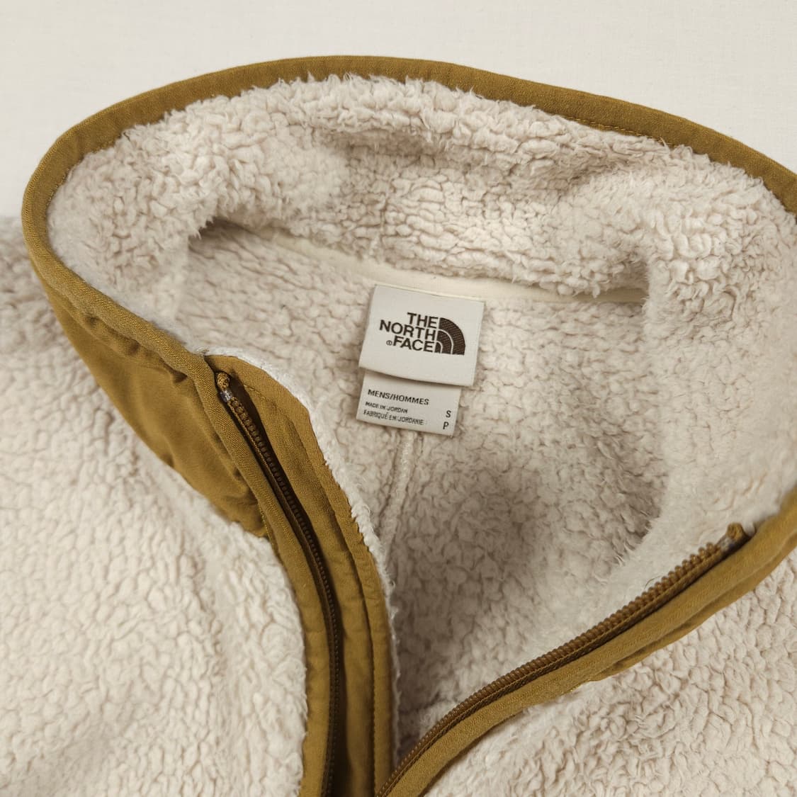 S(90) 노스페이스 플리스 점퍼 아이보리 상품이미지5