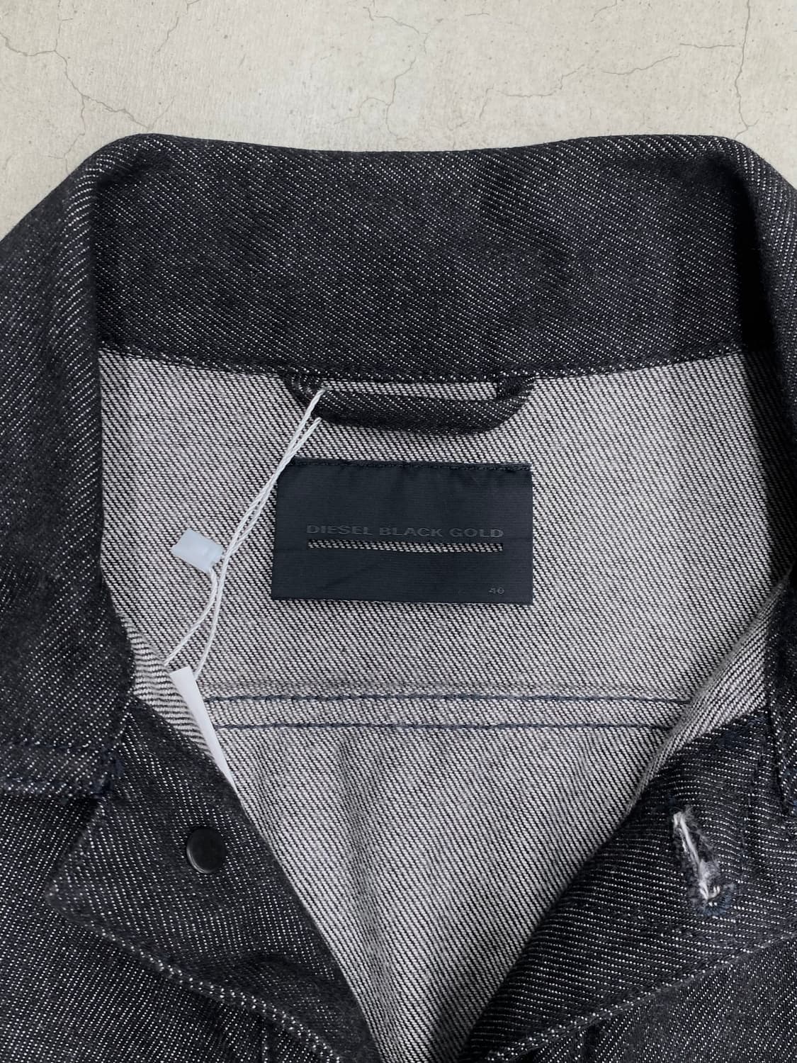 디젤 블랙 골드 레이스 데님 자켓 상품이미지3