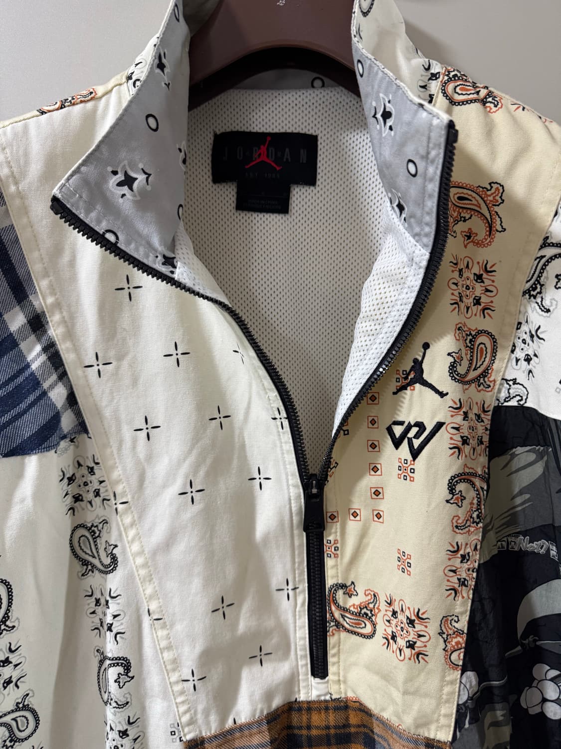 나이키 조던 x 러셀 웨스트브룩 패치워크 아노락 상품이미지4