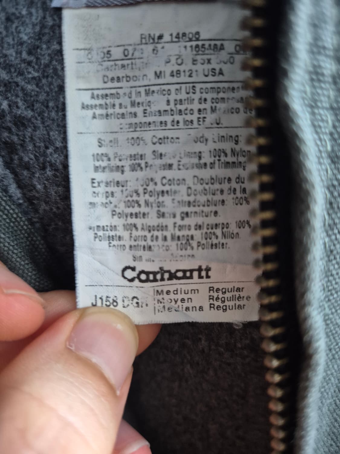 Carhartt 칼하트 j158 액티브 후드 자켓 상품이미지3