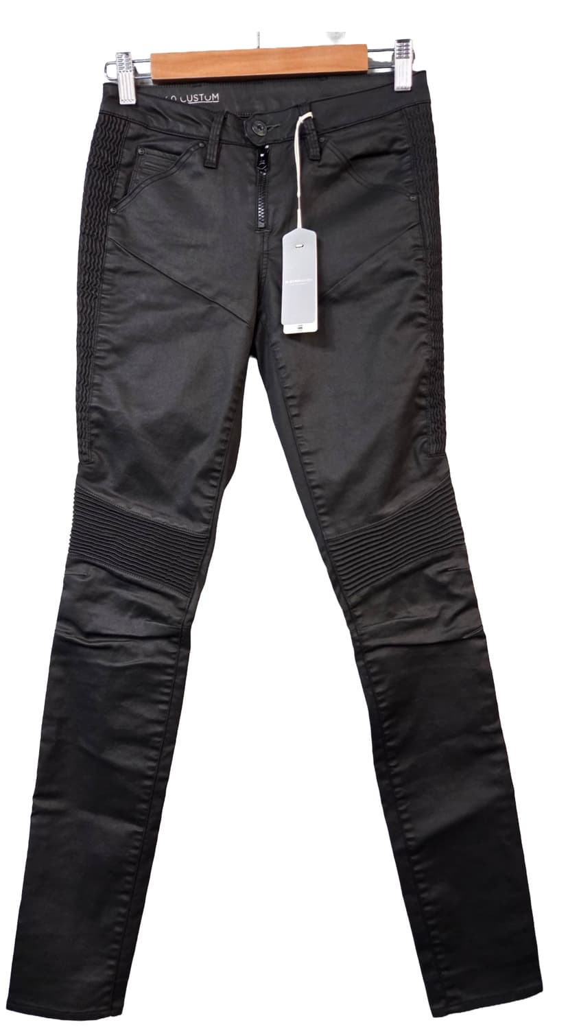 G-STAR스텔라커스텀 블랙 바이커진 (W26/L32) 상품이미지1