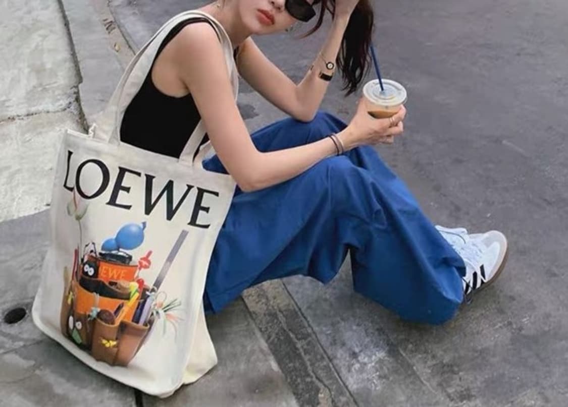 로에베 에코백 브라운  상품이미지6