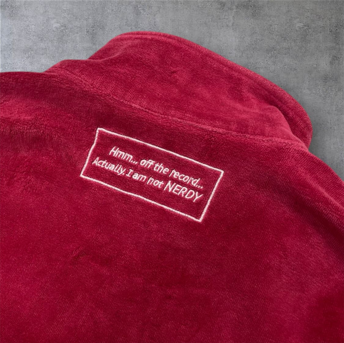 널디 Nerdy 버건디 테리 트랙 집업 M 상품이미지7