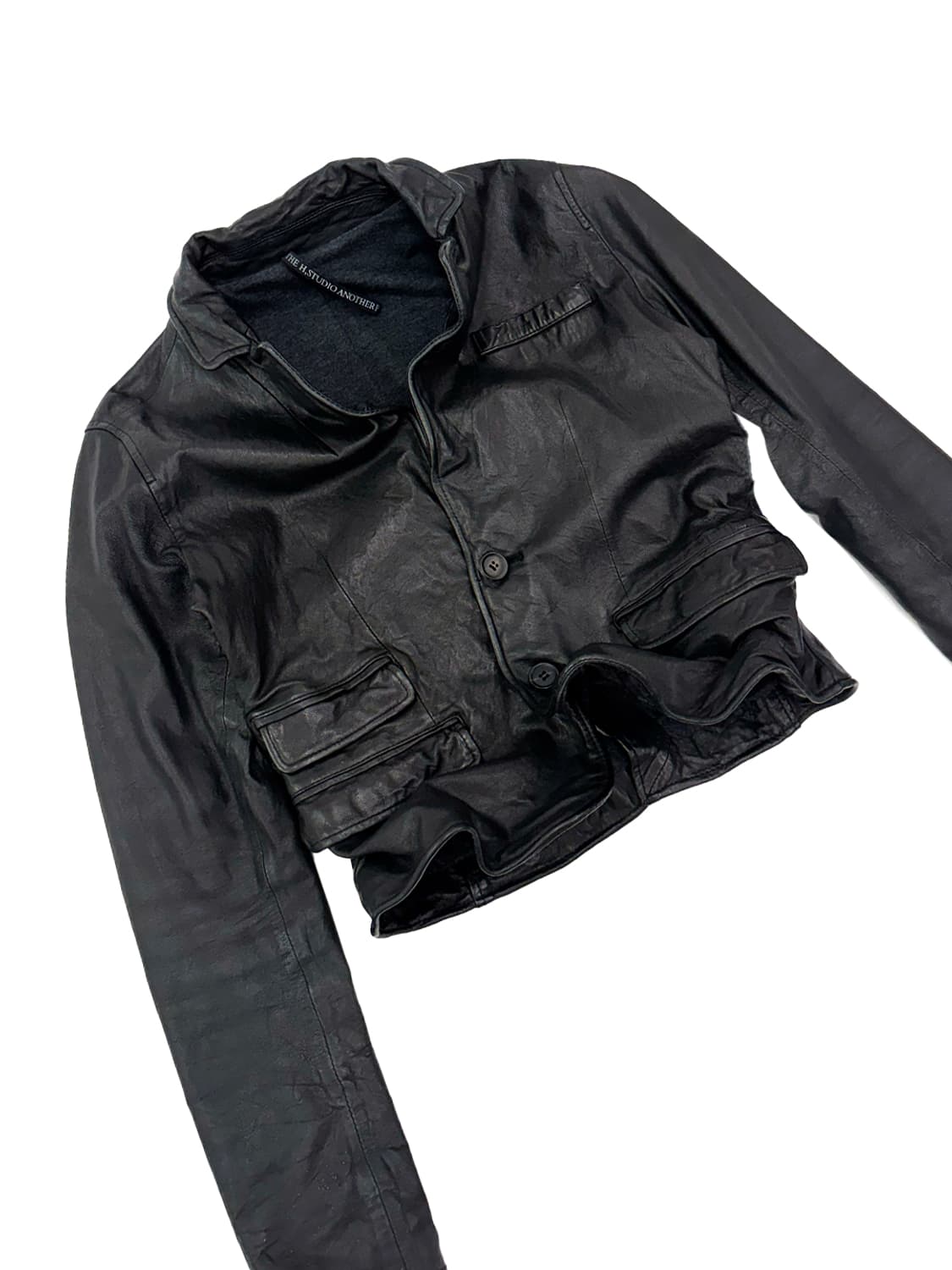 The H.Studio Leather Jacket/ S 상품이미지4