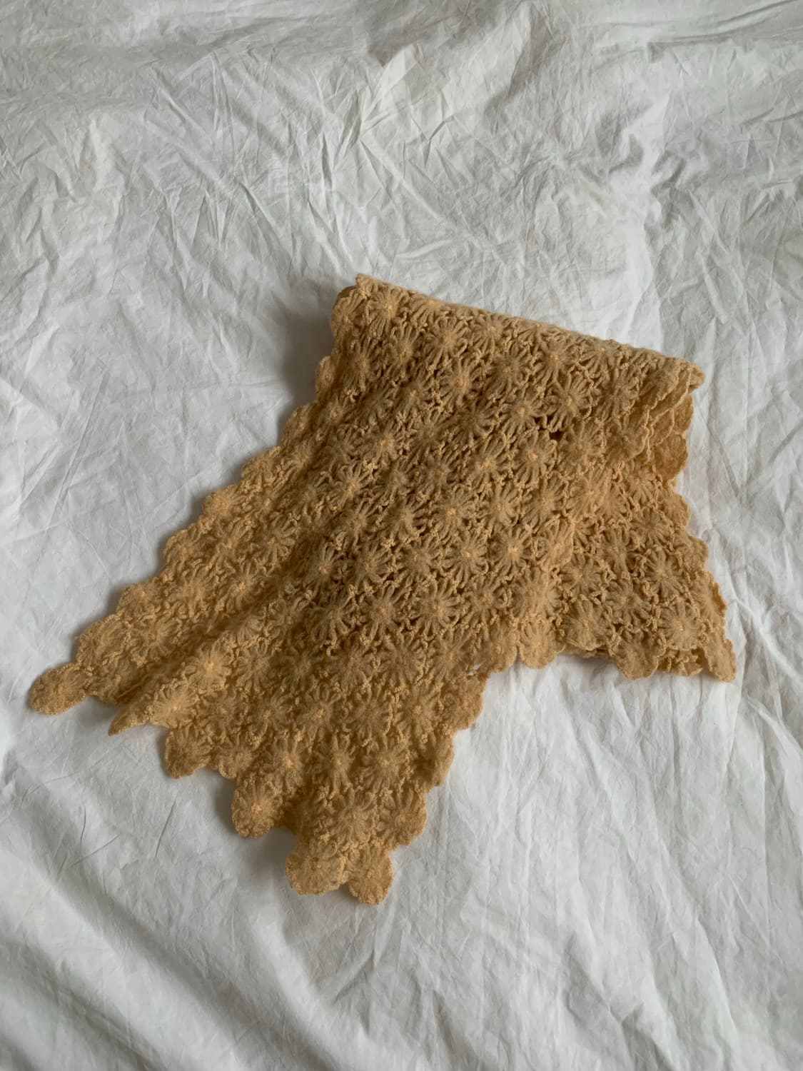 옐로우 플라워 스카프 상품이미지2