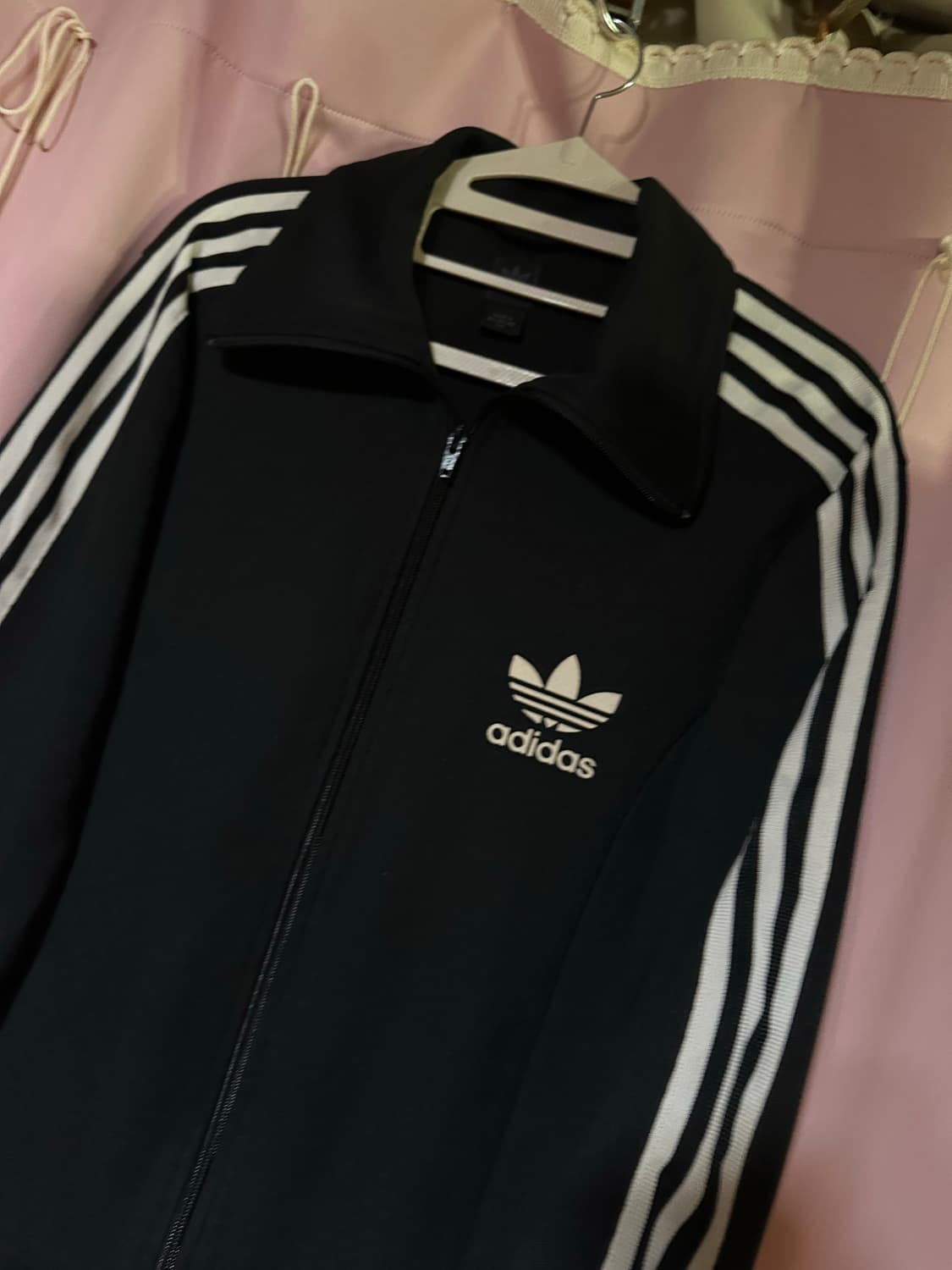 아디다스 져지 아디다스 검은색 아디다스블랙 불꽃져지 집업 트랙탑 상품이미지2