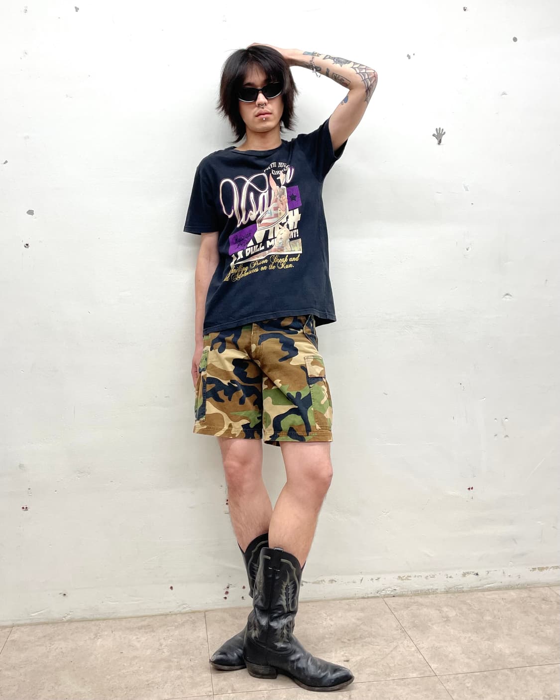 Purple Rabbit Vintage T-Shirt 상품이미지7