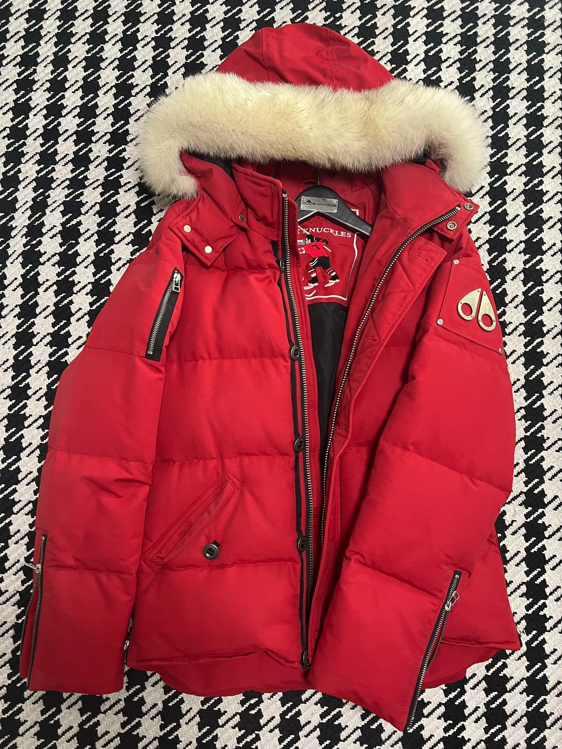 M) 무스너클 쓰리쿼터 레드 상품이미지2