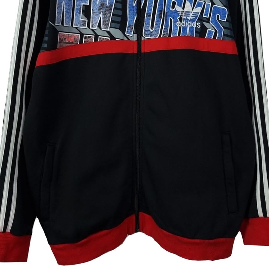 [아디다스] 뉴욕 져지 트랙탑 집업 자켓 블랙 M19756 상품이미지5