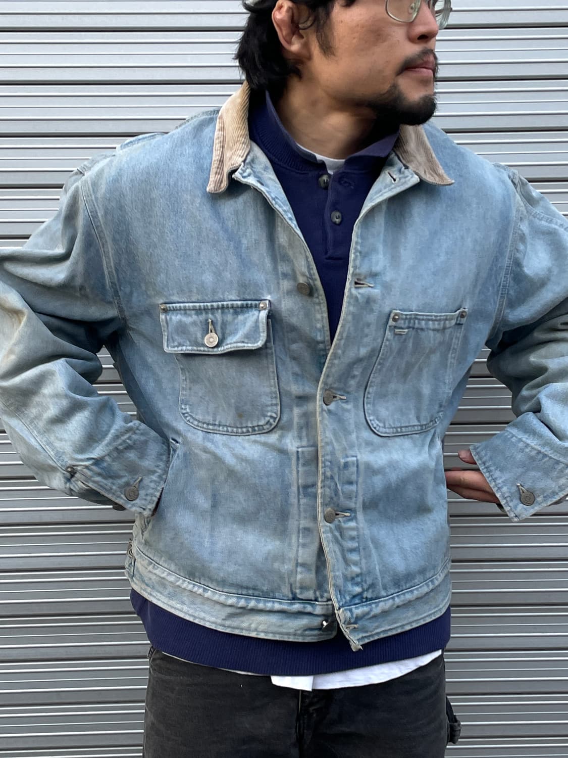 90s RRL Dungaree Denim Jacket(USA Made) 상품이미지1