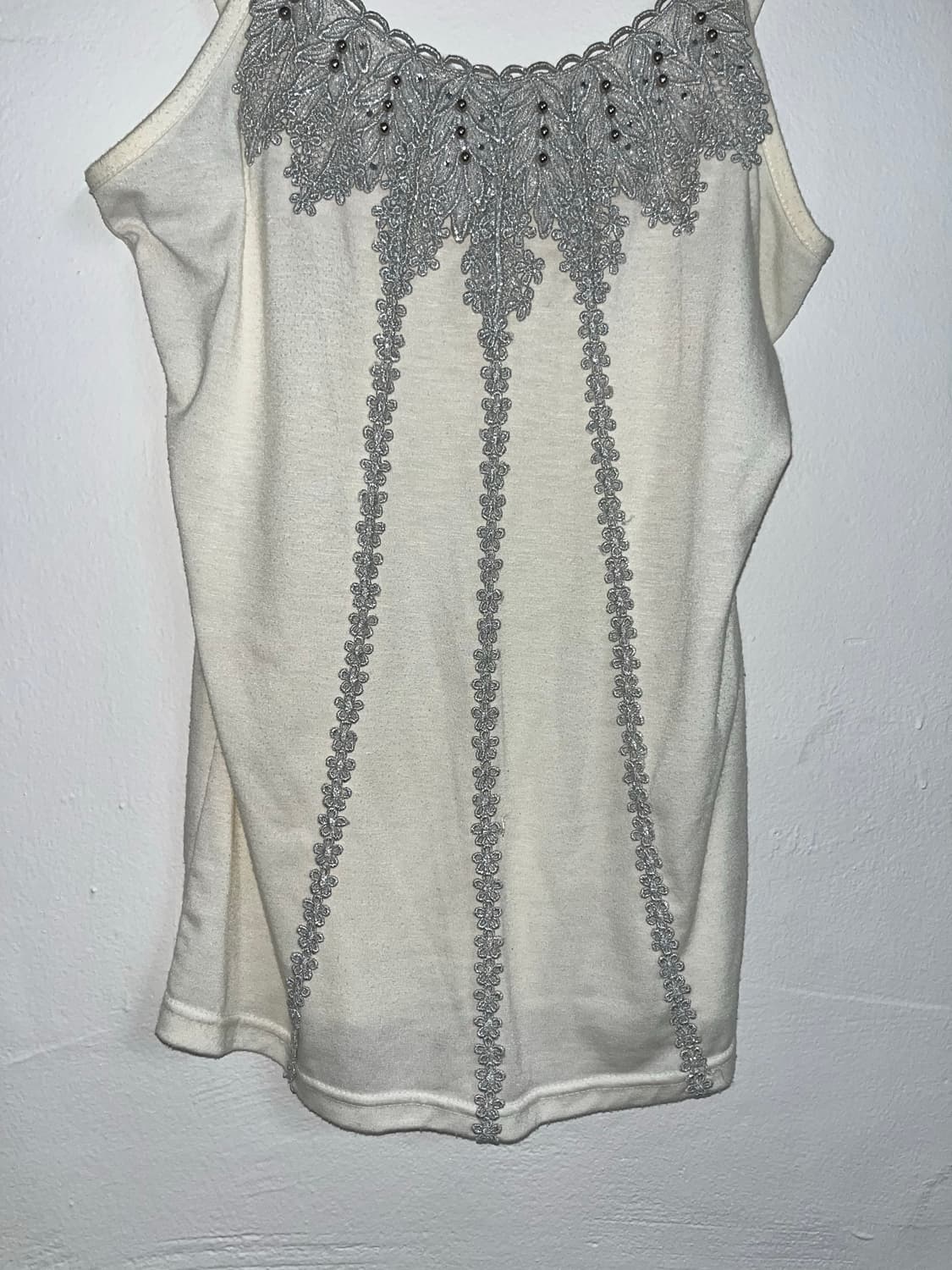 앤틱 화이트 페어리 글리터 슬리브리스 상품이미지4