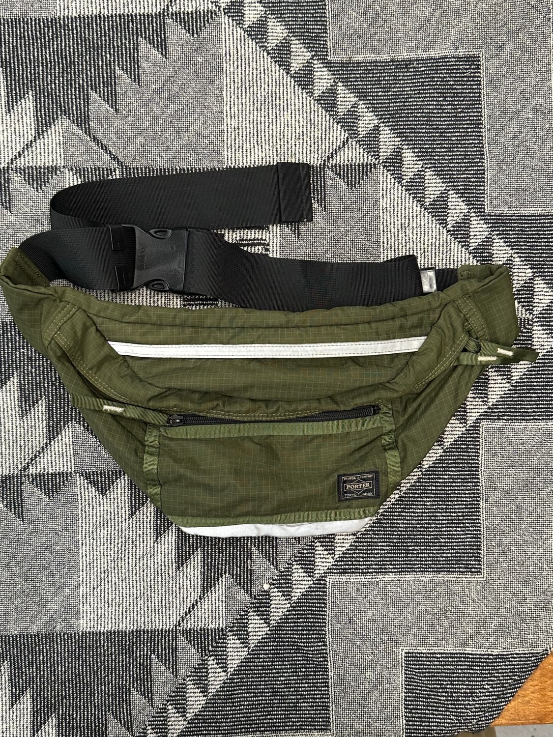 포터 립스탑 웨이스트백 힙색 상품이미지1