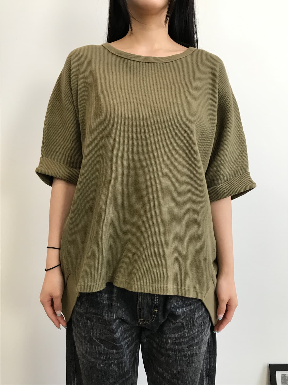 Zootie Waffle Dolman Fit Top 상품이미지2