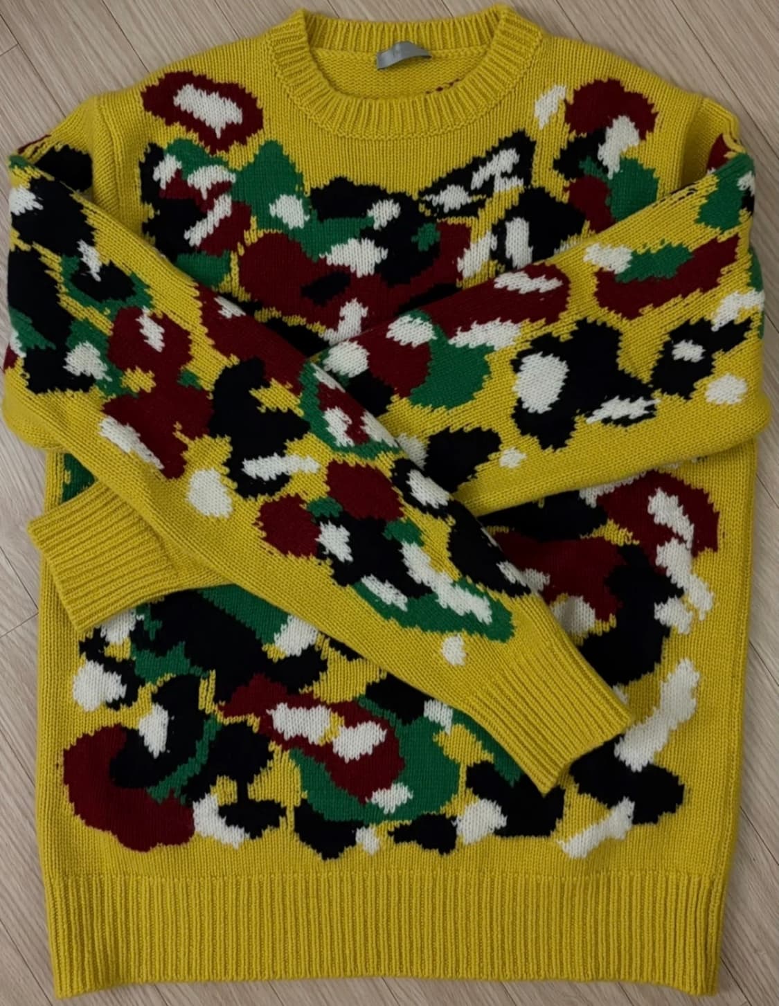 디올 피터도이그 카모플라주 캐시미어 스웨터 상품이미지3