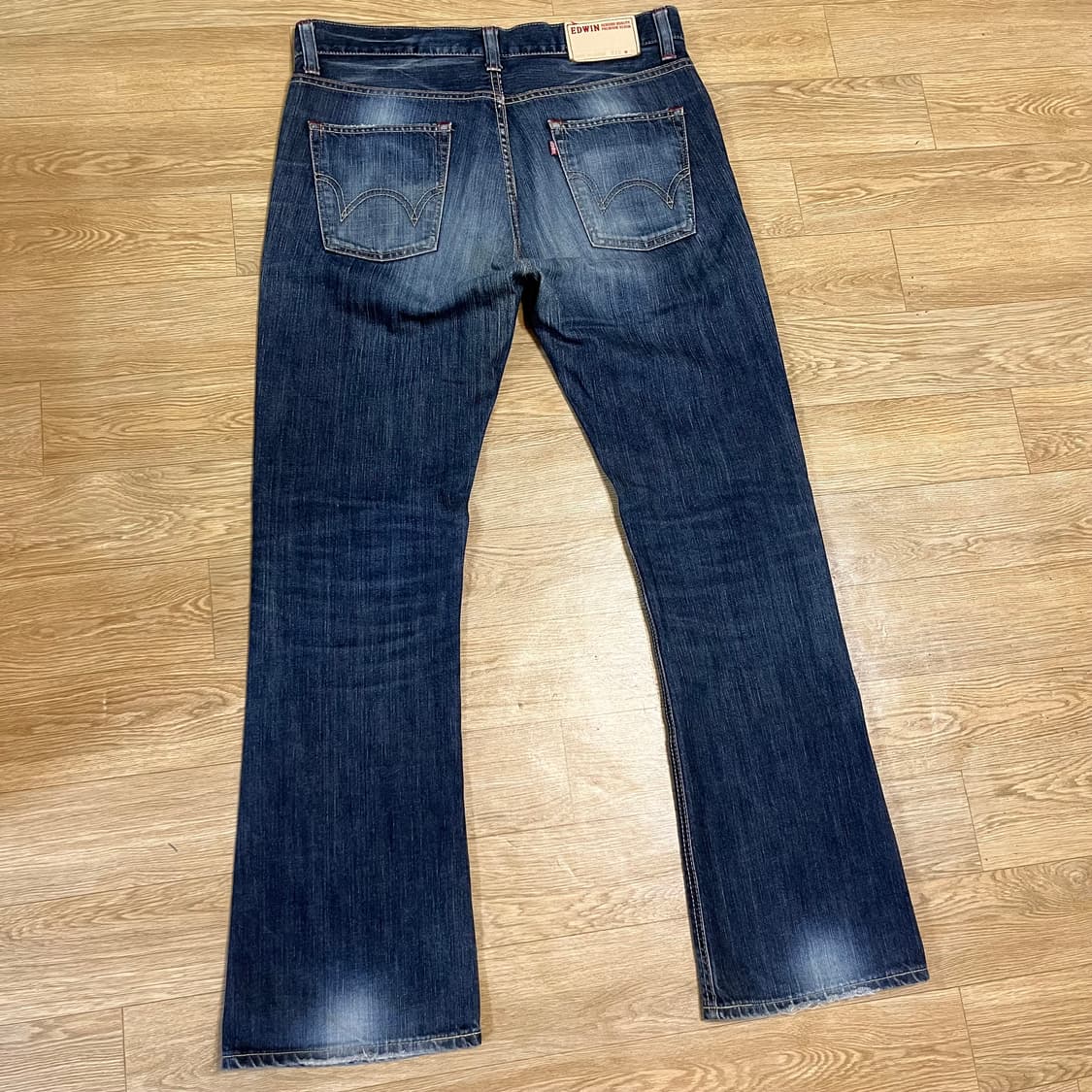 32) 에드윈 512 플레어핏 부츠컷 재팬 데님 진청 상품이미지2