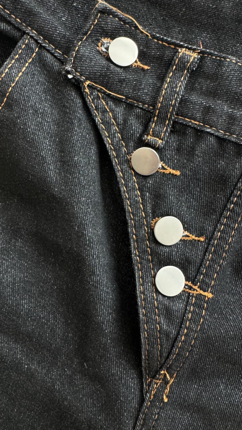 button 생지데님 팬츠 바지 상품이미지3