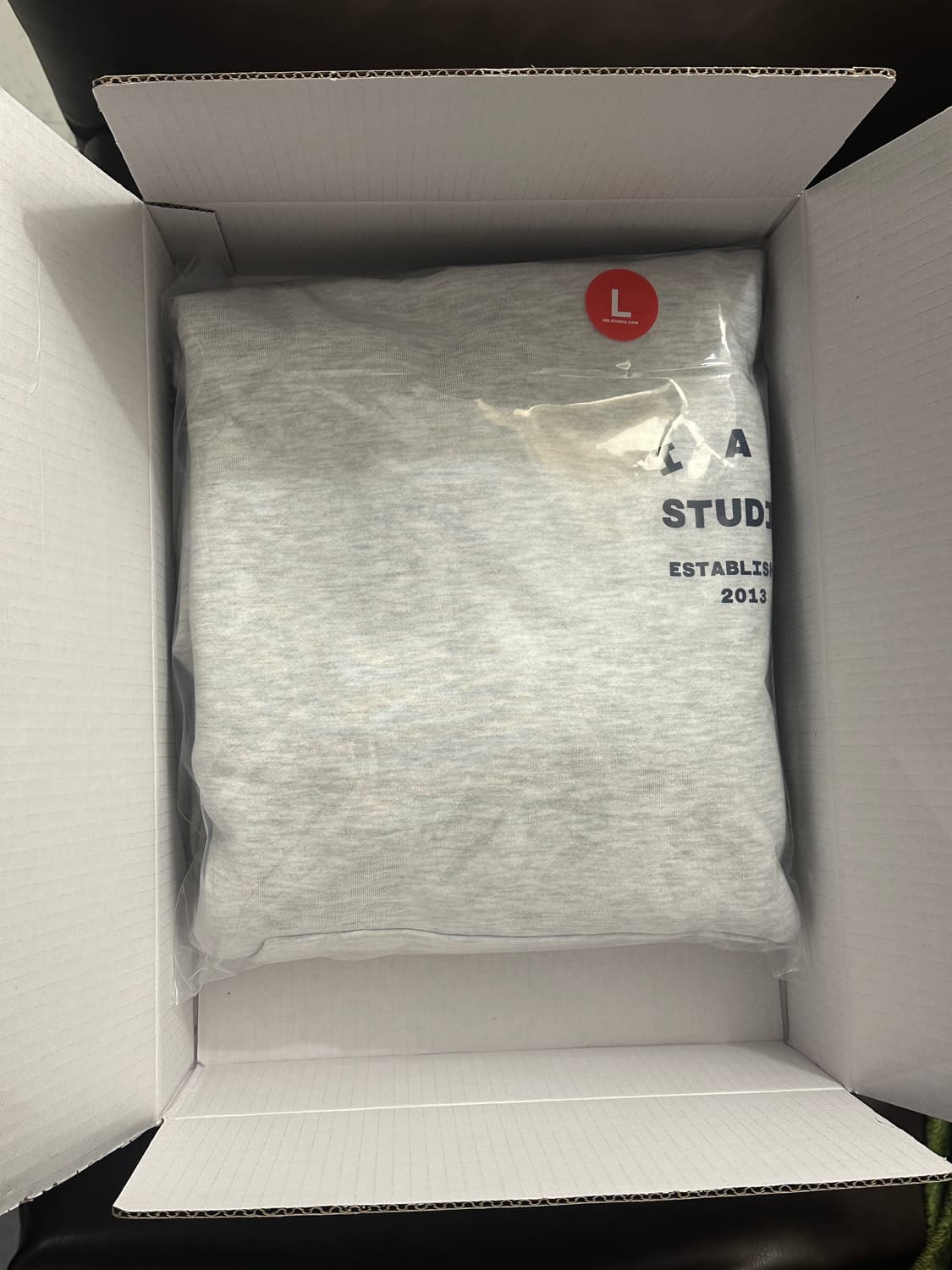 아이앱 스튜디오 25 후드티 라이트 그레이 L 새상품 상품이미지2