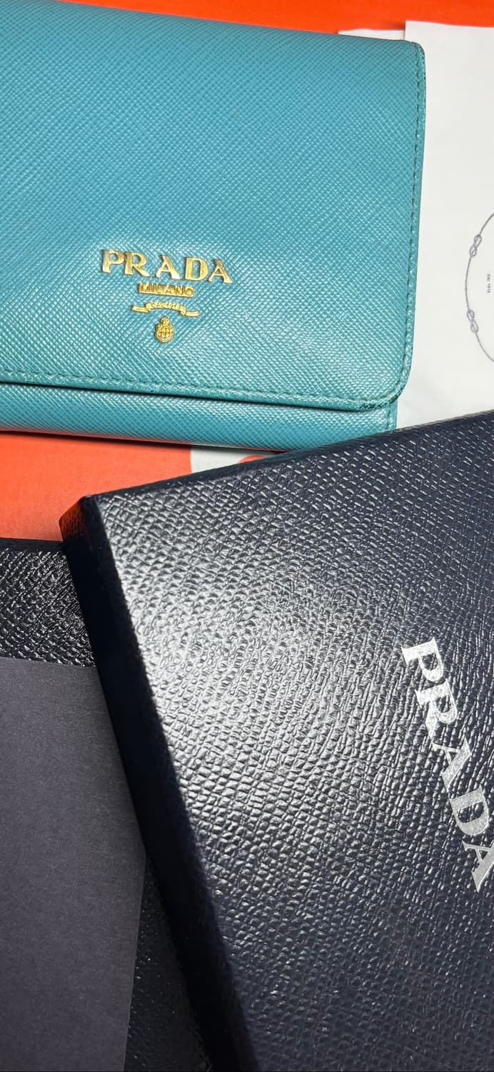 PRADA SAFFIANO METAL-TURCHESE 상품이미지3