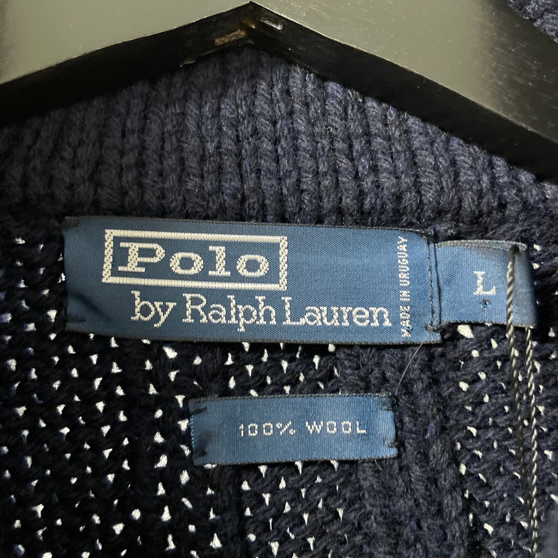 폴로 랄프로렌 숄카라 헤비 니트 L 상품이미지4