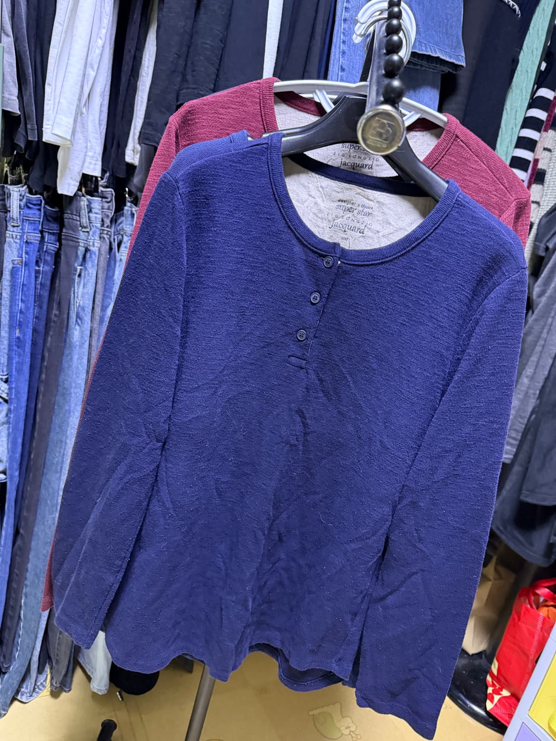 안녕하세요~ ziosongzio 긴팔 고급티셔츠100사이즈 판매합니다 상품이미지2