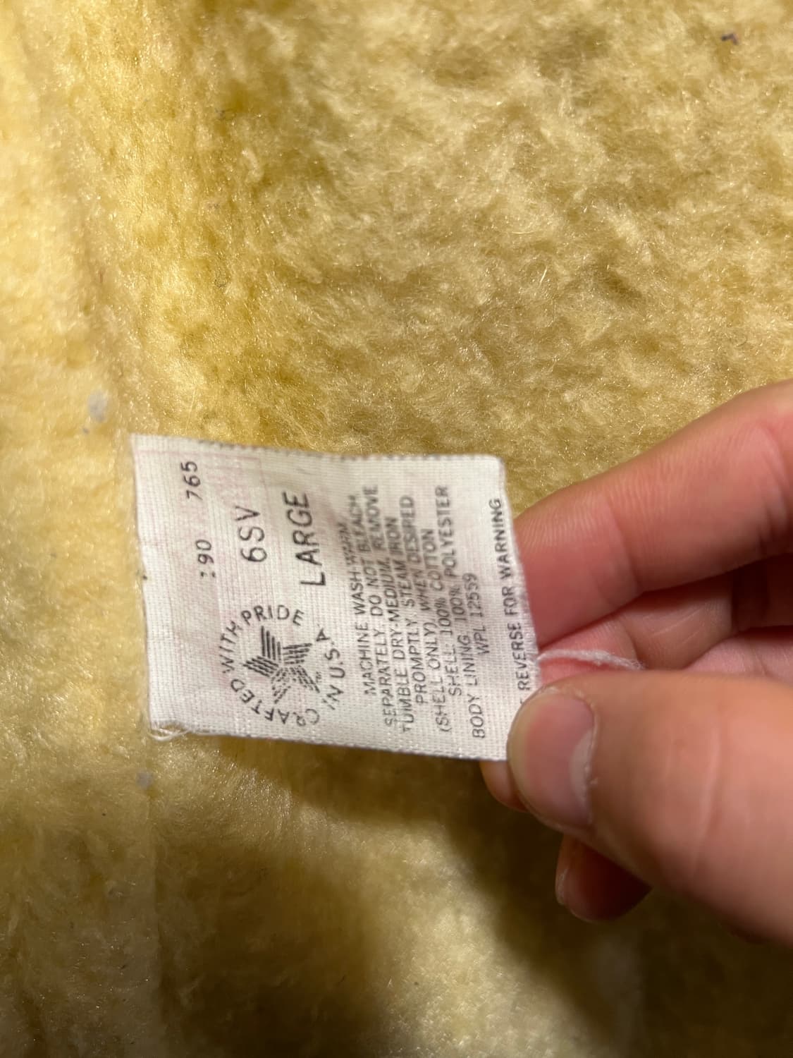 [L]80's 칼하트 Made in USA 브라운 캔버스 워크 베스트 상품이미지6